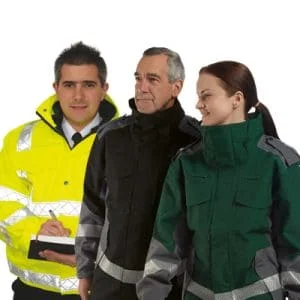 parking and security jackets / coats